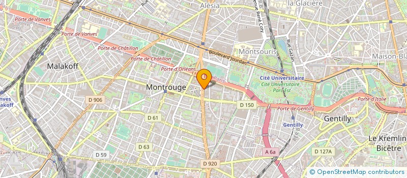 localisation de l'entreprise MONSIEUR CHRISTIAN LARRAS  MONTROUGE
