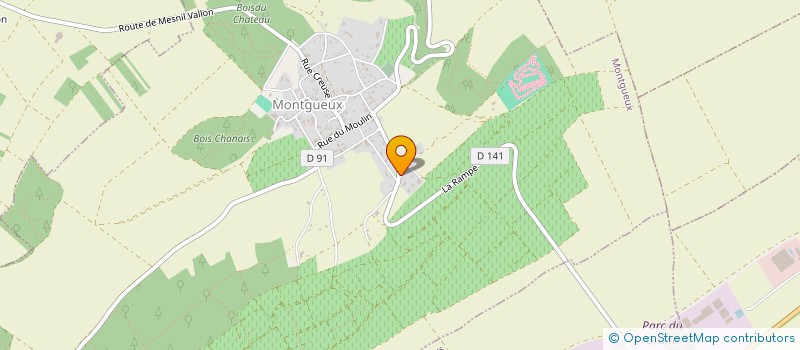 localisation de l'entreprise MONSIEUR CHRISTIAN LASSAIGNE  MONTGUEUX
