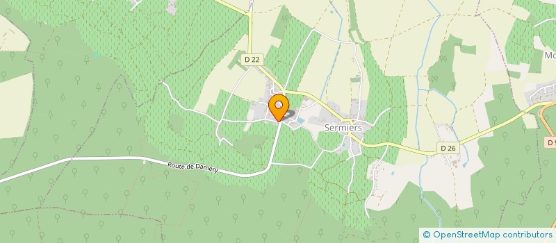 localisation de l'entreprise MONSIEUR CHRISTIAN LASSALLE  SERMIERS