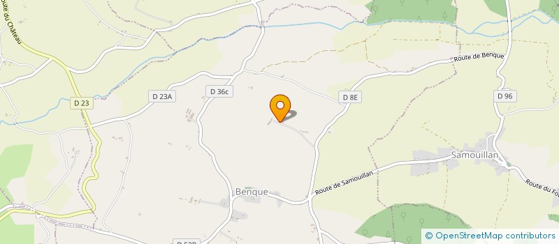 localisation de l'entreprise MONSIEUR CHRISTIAN LASSERRE  BENQUE