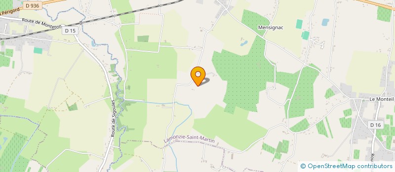 localisation de l'entreprise MONSIEUR CHRISTIAN LASSERRE  LAMONZIE-SAINT-MARTIN