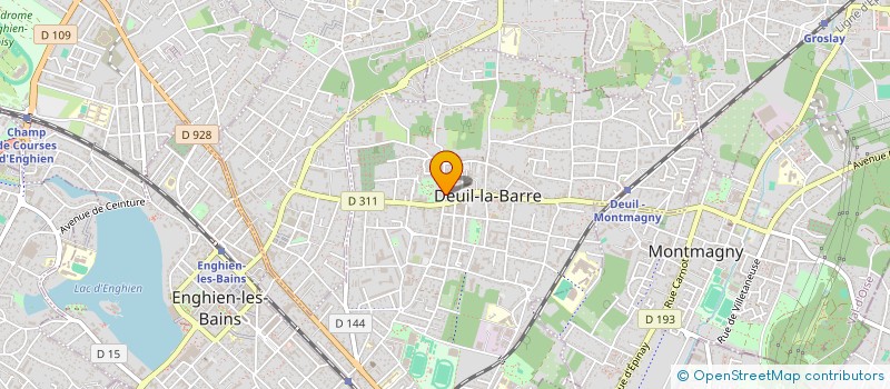 localisation de l'entreprise MONSIEUR CHRISTIAN LASSERRE à DEUIL-LA-BARRE