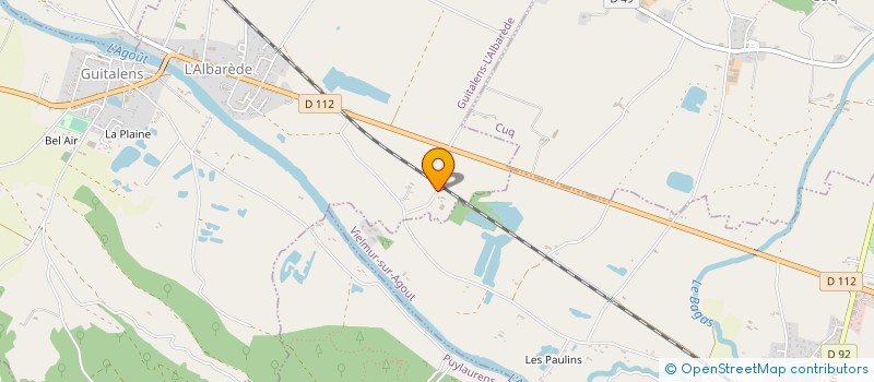 localisation de l'entreprise MONSIEUR CHRISTIAN LAU  GUITALENS-LALBAREDE