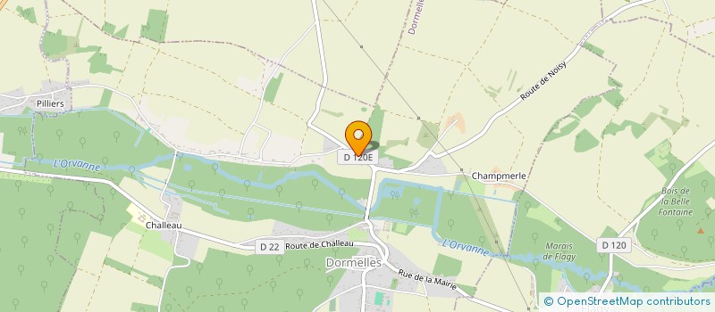 localisation de l'entreprise MONSIEUR CHRISTIAN LAURANS  DORMELLES