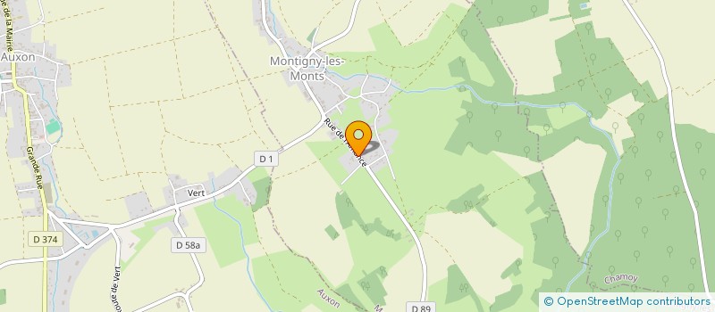 localisation de l'entreprise MONSIEUR CHRISTIAN LAURENCEAU à MONTIGNY-LES-MONTS