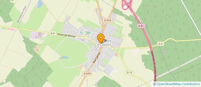 localisation de l'entreprise MONSIEUR CHRISTIAN LAURENT  COLOMBEY-LES-BELLES