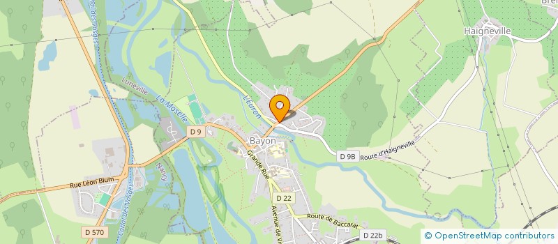 localisation de l'entreprise MONSIEUR CHRISTIAN LAURENT  BAYON