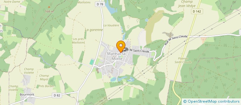 localisation de l'entreprise MONSIEUR CHRISTIAN LAURIN  MAREUIL-LA-MOTTE