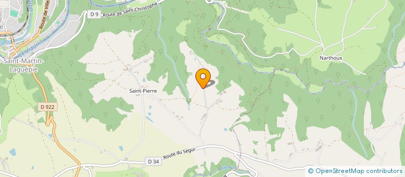 localisation de l'entreprise MONSIEUR CHRISTIAN LAUSSOU  SAINT MARCEL CAMPES