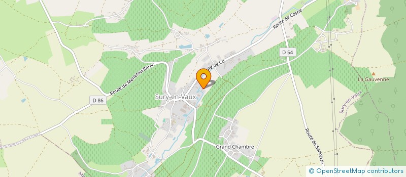 localisation de l'entreprise MONSIEUR CHRISTIAN LAUVERJAT  SURY-EN-VAUX