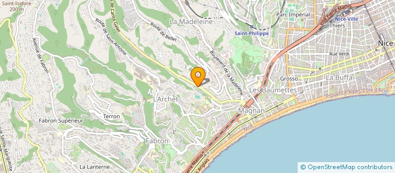 localisation de l'entreprise MONSIEUR CHRISTIAN LAVAUX  NICE