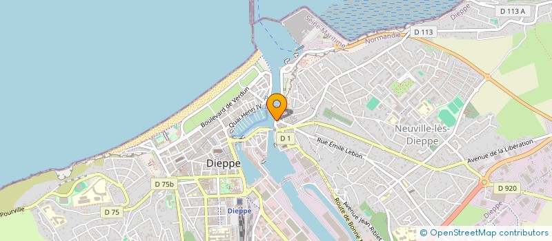 localisation de l'entreprise MONSIEUR CHRISTIAN LAVENU à DIEPPE