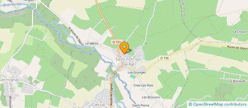 localisation de l'entreprise MONSIEUR CHRISTIAN LAVOIX à SAINT-FORT-SUR-LE-NE