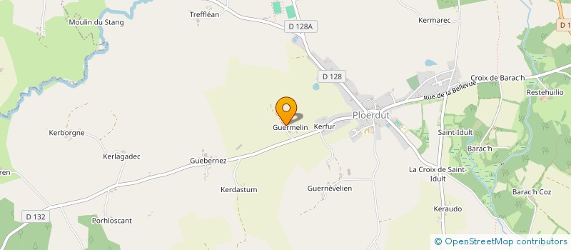 localisation de l'entreprise MONSIEUR CHRISTIAN LE BAIL  PLOERDUT