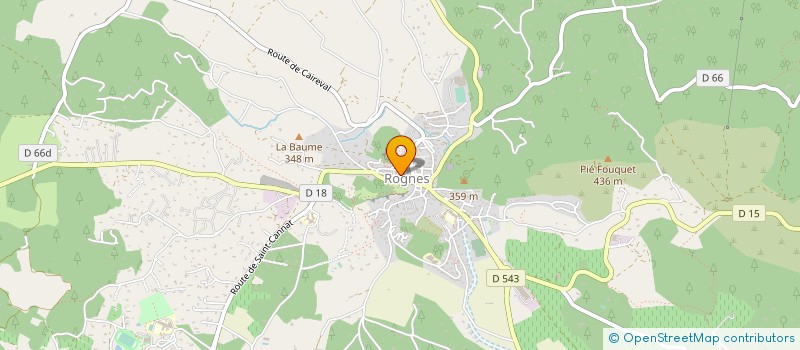 localisation de l'entreprise MONSIEUR CHRISTIAN LE BIHAN  ROGNES