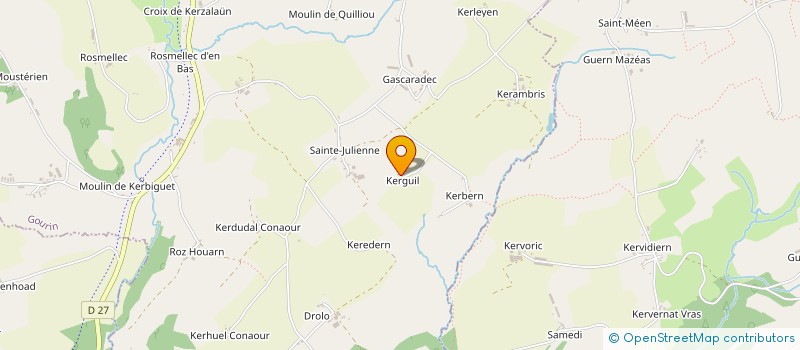 localisation de l'entreprise MONSIEUR CHRISTIAN LE BOLLOCH  LE SAINT