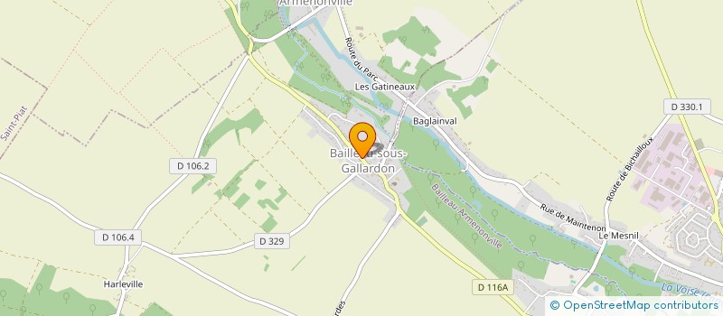 localisation de l'entreprise MONSIEUR CHRISTIAN LE BORGNE à BAILLEAU-ARMENONVILLE