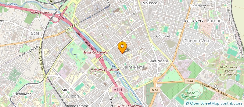 localisation de l'entreprise MONSIEUR CHRISTIAN LE BRECH  REIMS