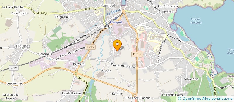 localisation de l'entreprise MONSIEUR CHRISTIAN LE BROUSTER à PAIMPOL