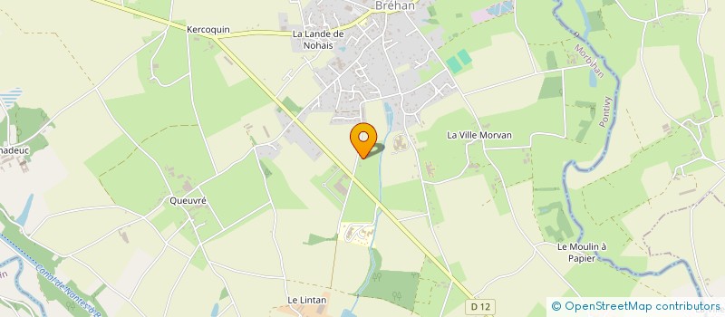localisation de l'entreprise MONSIEUR CHRISTIAN LE CAM  BREHAN