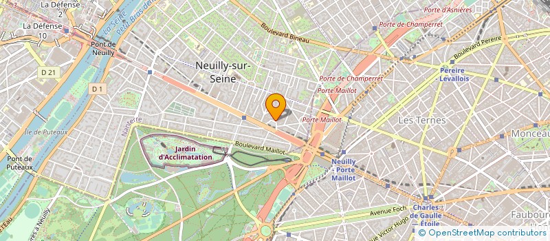 localisation de l'entreprise MONSIEUR CHRISTIAN LE CARUYER DE BEAUVAIS à NEUILLY-SUR-SEINE