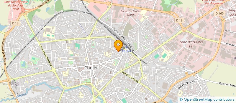 localisation de l'entreprise MONSIEUR CHRISTIAN LE GALL à CHOLET