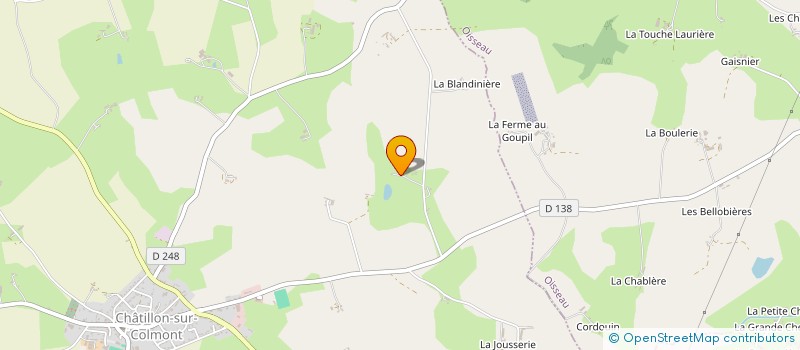 localisation de l'entreprise MONSIEUR CHRISTIAN LE LUBOIS DE TREHERVE à MAYENNE