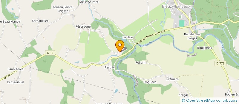 localisation de l'entreprise MONSIEUR CHRISTIAN LE MARREC  PLUVIGNER