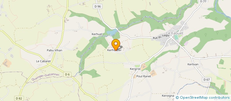 localisation de l'entreprise MONSIEUR CHRISTIAN LE MERCIER  SAINT-GILLES-LES-BOIS