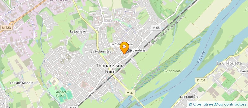 localisation de l'entreprise MONSIEUR CHRISTIAN LE NINIVEN à THOUARE-SUR-LOIRE