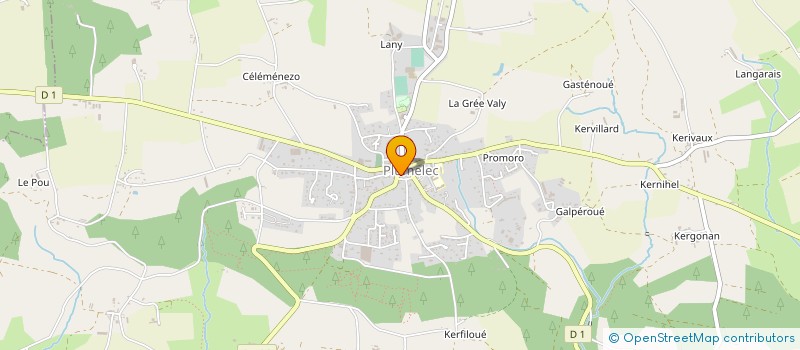 localisation de l'entreprise MONSIEUR CHRISTIAN LE PAVEC à PLUMELEC