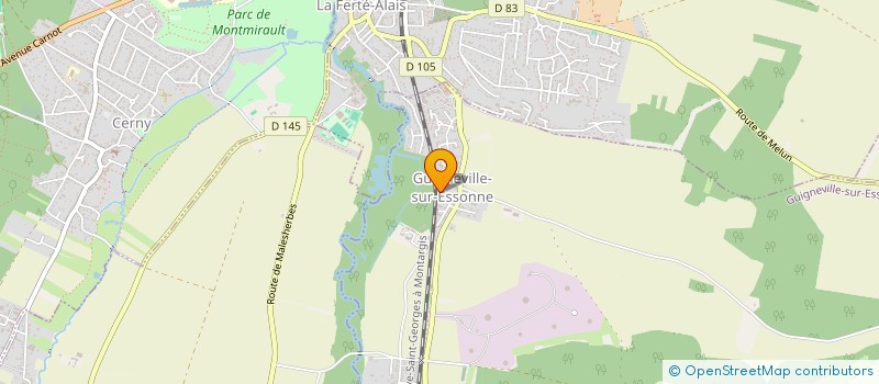 localisation de l'entreprise MONSIEUR CHRISTIAN LE RAY  GUIGNEVILLE-SUR-ESSONNE