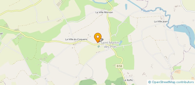 localisation de l'entreprise MONSIEUR CHRISTIAN LE RIGUIER à SAINT-MARTIN-DES-PRES