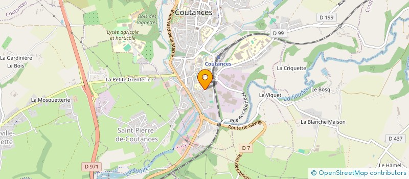 localisation de l'entreprise MONSIEUR CHRISTIAN LE SAINT à COUTANCES