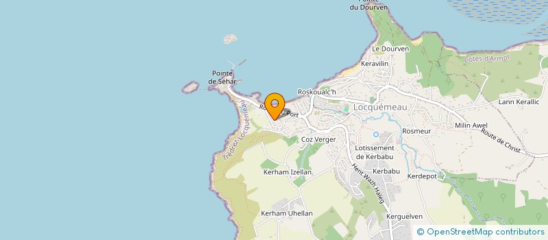 localisation de l'entreprise MONSIEUR CHRISTIAN LE THOMAS  PLOUBEZRE