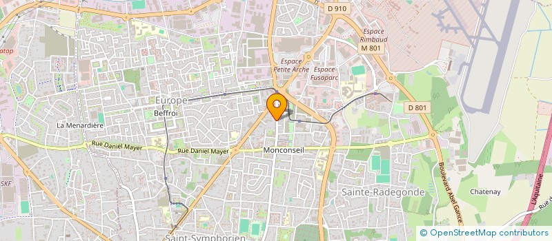 localisation de l'entreprise MONSIEUR CHRISTIAN LEAU  TOURS