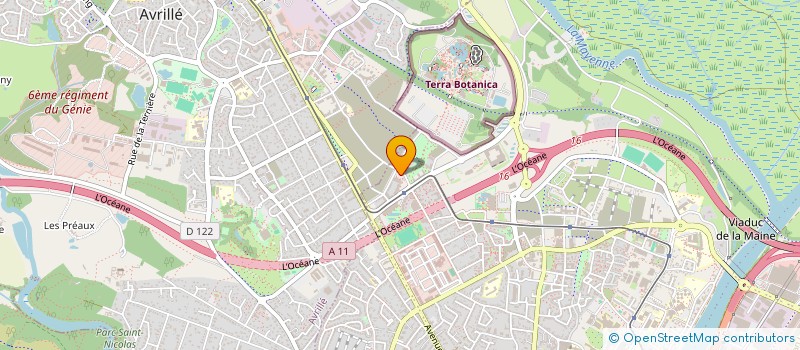 localisation de l'entreprise MONSIEUR CHRISTIAN LECAT à ANGERS