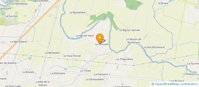 localisation de l'entreprise MONSIEUR CHRISTIAN LECHEVALIER  BAIN-DE-BRETAGNE