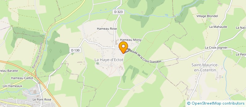 localisation de l'entreprise MONSIEUR CHRISTIAN LECHEVALLIER  LA HAYE-D'ECTOT