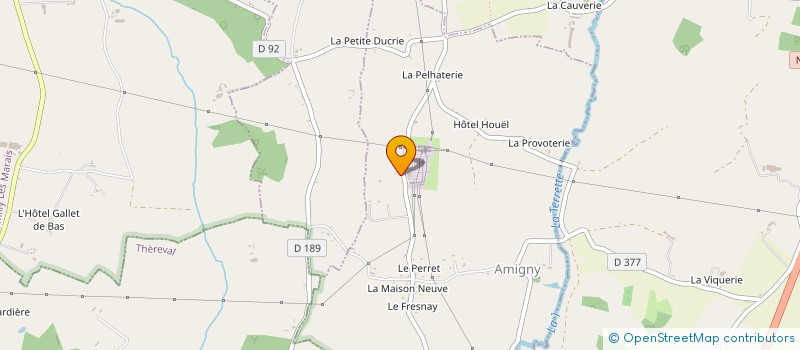 localisation de l'entreprise MONSIEUR CHRISTIAN LECLERC  AMIGNY