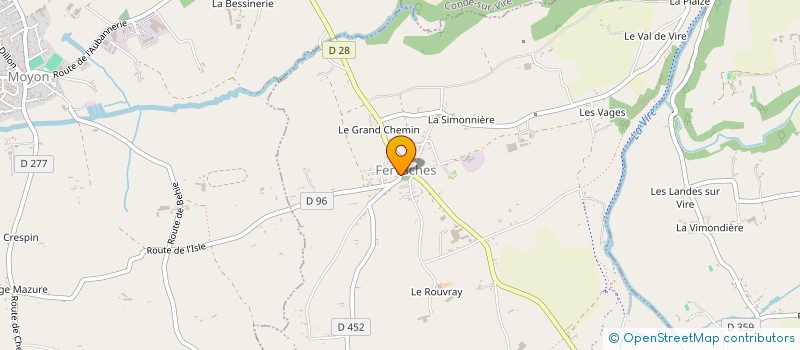 localisation de l'entreprise MONSIEUR CHRISTIAN LECOUILLARD  TESSY-BOCAGE