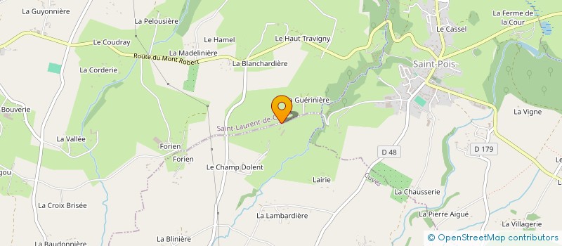 localisation de l'entreprise MONSIEUR CHRISTIAN LECOURT à CUVES