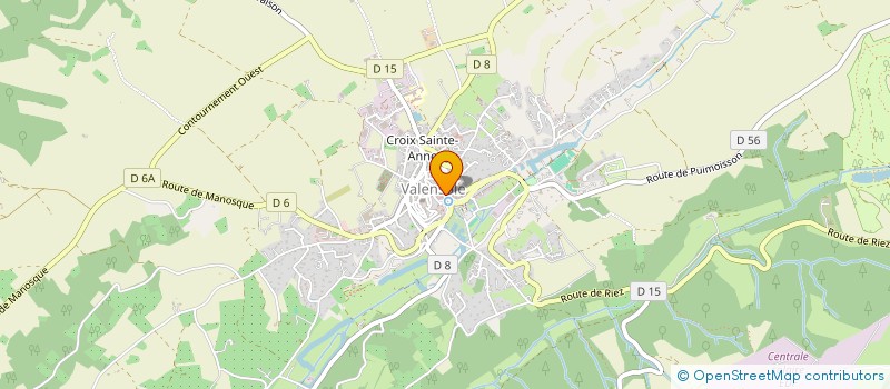localisation de l'entreprise MONSIEUR CHRISTIAN LECROQ à VALENSOLE