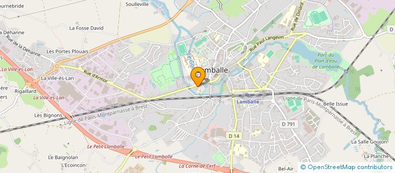 localisation de l'entreprise MONSIEUR CHRISTIAN LEDUC à LAMBALLE-ARMOR
