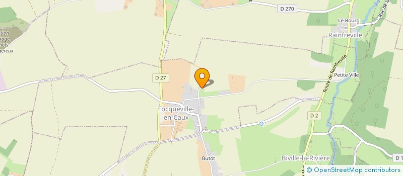 localisation de l'entreprise MONSIEUR CHRISTIAN LEDUN  TOCQUEVILLE-EN-CAUX