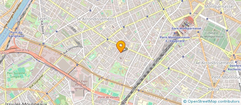 localisation de l'entreprise MONSIEUR CHRISTIAN LEFAURE  PARIS