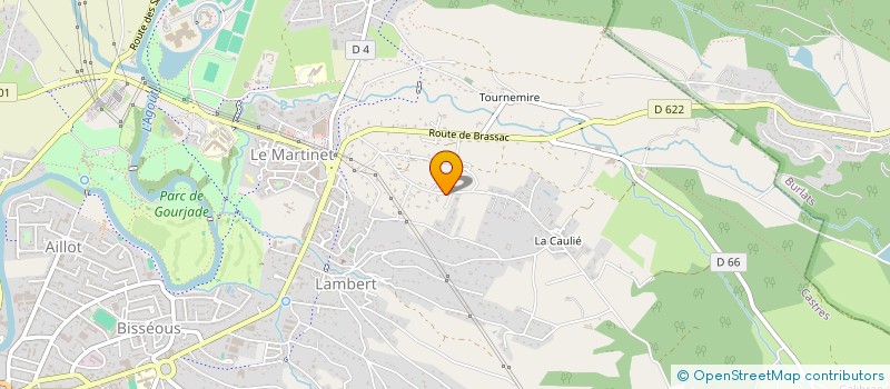 localisation de l'entreprise MONSIEUR CHRISTIAN LEFEBVRE  CASTRES