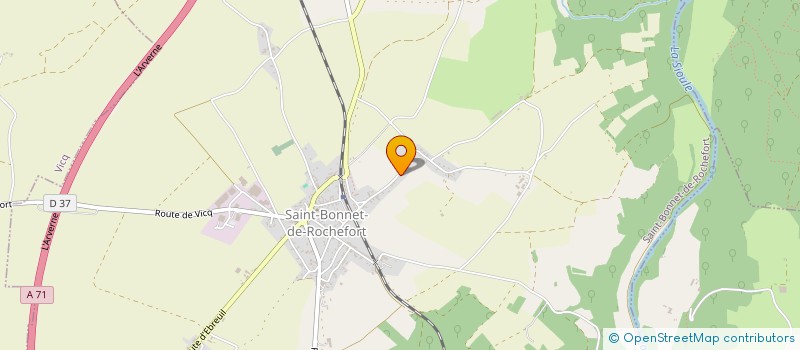 localisation de l'entreprise MONSIEUR CHRISTIAN LEFEBVRE à SAINT-BONNET-DE-ROCHEFORT