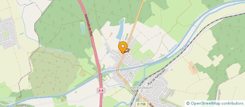 localisation de l'entreprise MONSIEUR CHRISTIAN LEFEBVRE  HERBITZHEIM