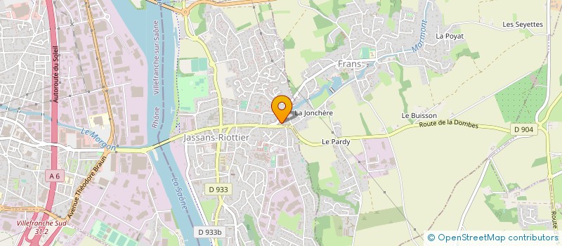 localisation de l'entreprise MONSIEUR CHRISTIAN LEFRANC à JASSANS-RIOTTIER